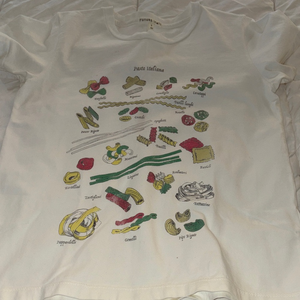 Anthropologie Pasta Graphic Tee by Future State